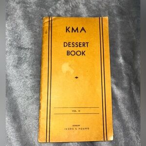 KMA Dessert Book - KMA - Jessie S Young - 1939 (Vol III) Vintage Recipes